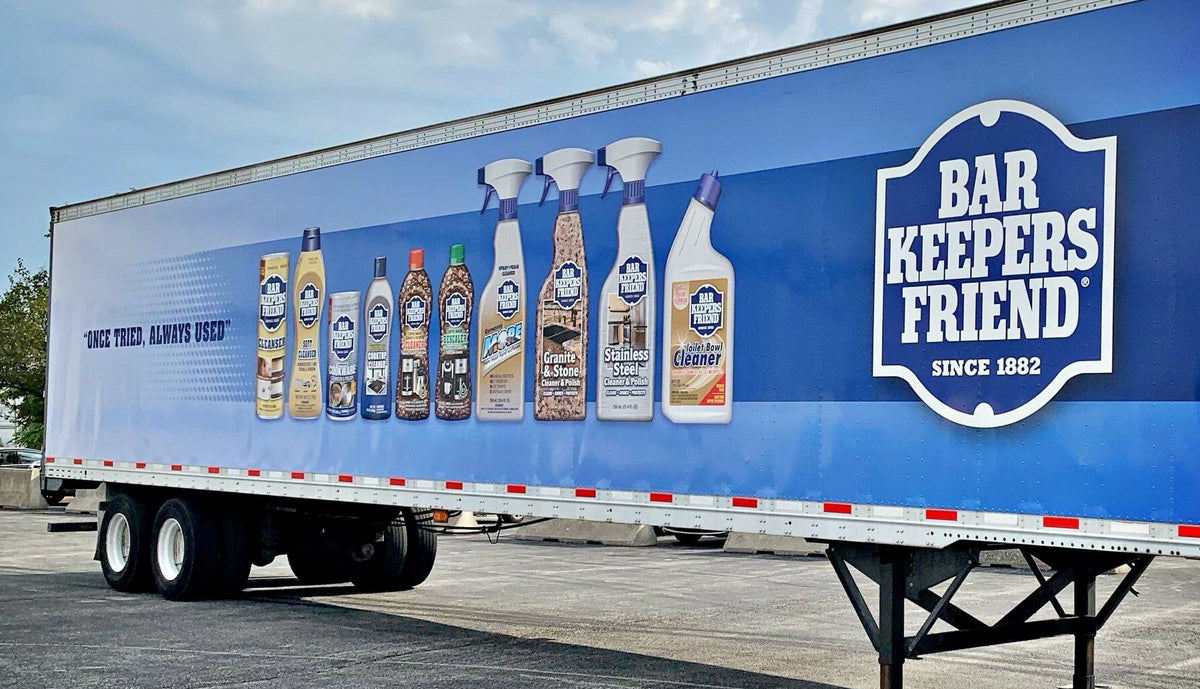 It’s a Wrap! The New Bar Keepers Friend Trailer Wrap