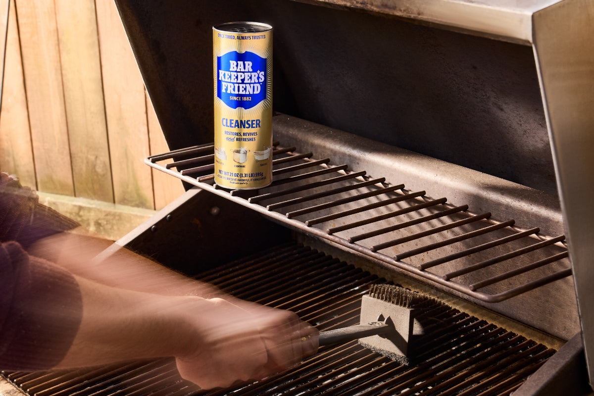 Taking Bar Keepers Friend Outside
