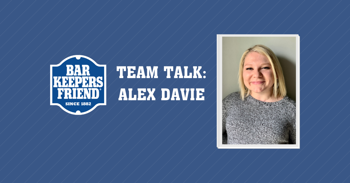 Bar Keepers Friend Team Talk Alexandra Davie
