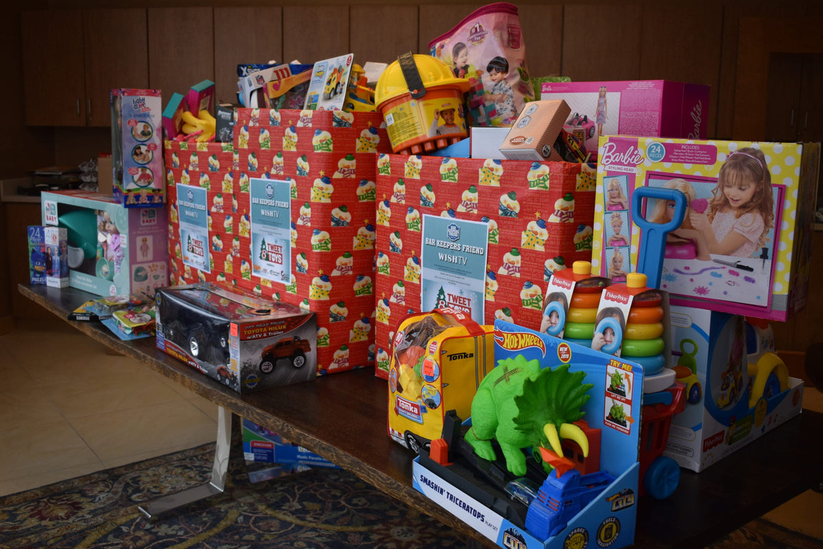 Bar Keepers Friend and the WISH Tree Toy Drive