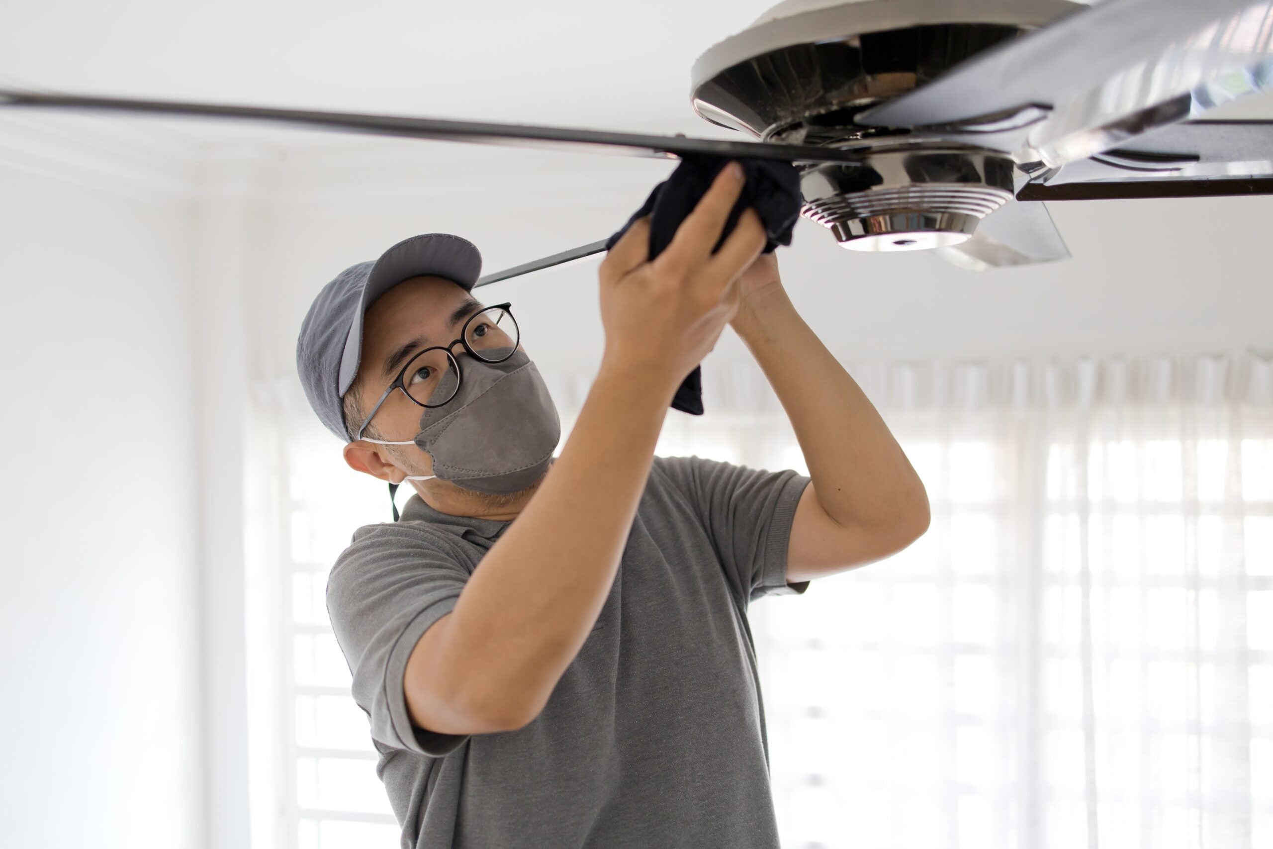 Cleaning Your Ceiling Fans How to use BKF to tidy up those fans
