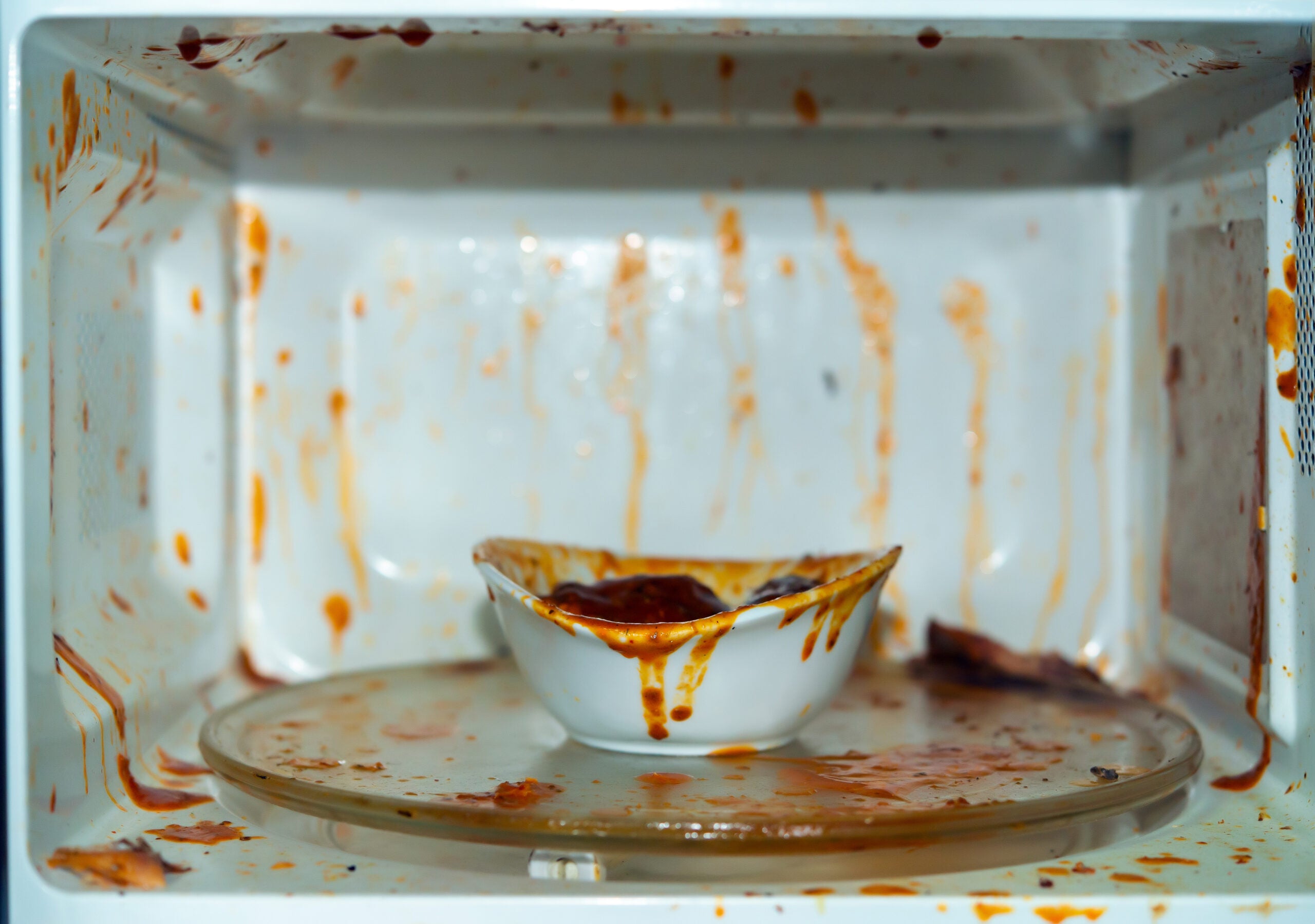 Cleaning Your Microwave with Bar Keepers Friend