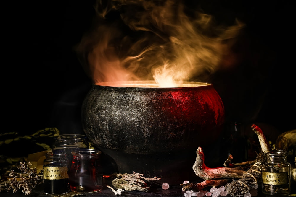Cleaning a Witch's Cauldron with Bar Keepers Friend