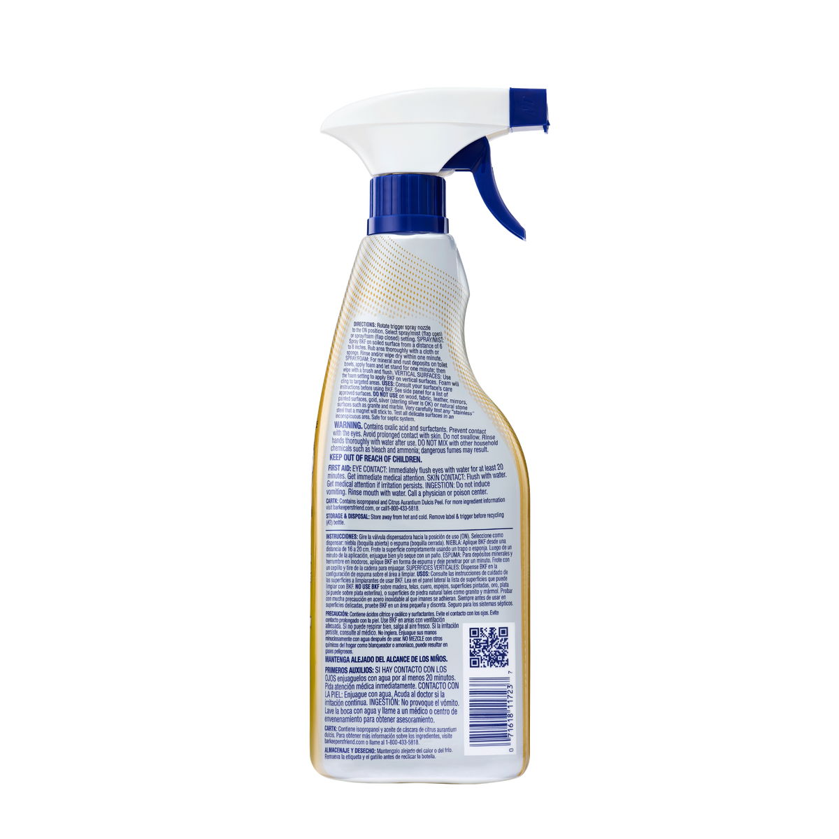 Detailed usage instructions and safety warnings for multi-purpose cleaner