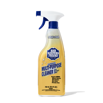 Bar Keeper's Friend Superior Multi-Purpose Cleaner with 2-in-1 spray and foam