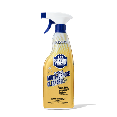 Bar Keeper's Friend Superior Multi-Purpose Cleaner with 2-in-1 spray and foam