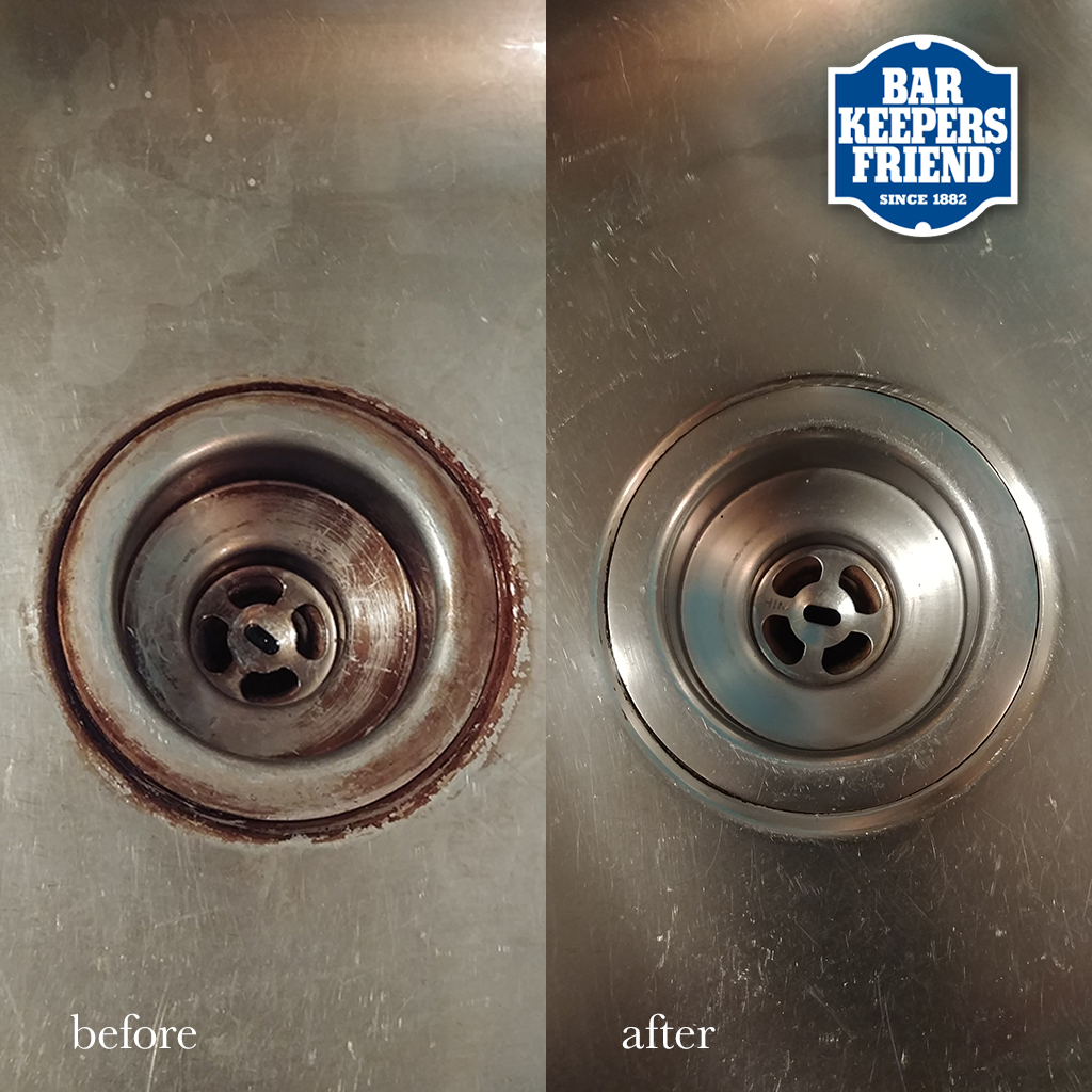 How to Remove Rust from Stainless Steel Sinks Bar Keepers Friend