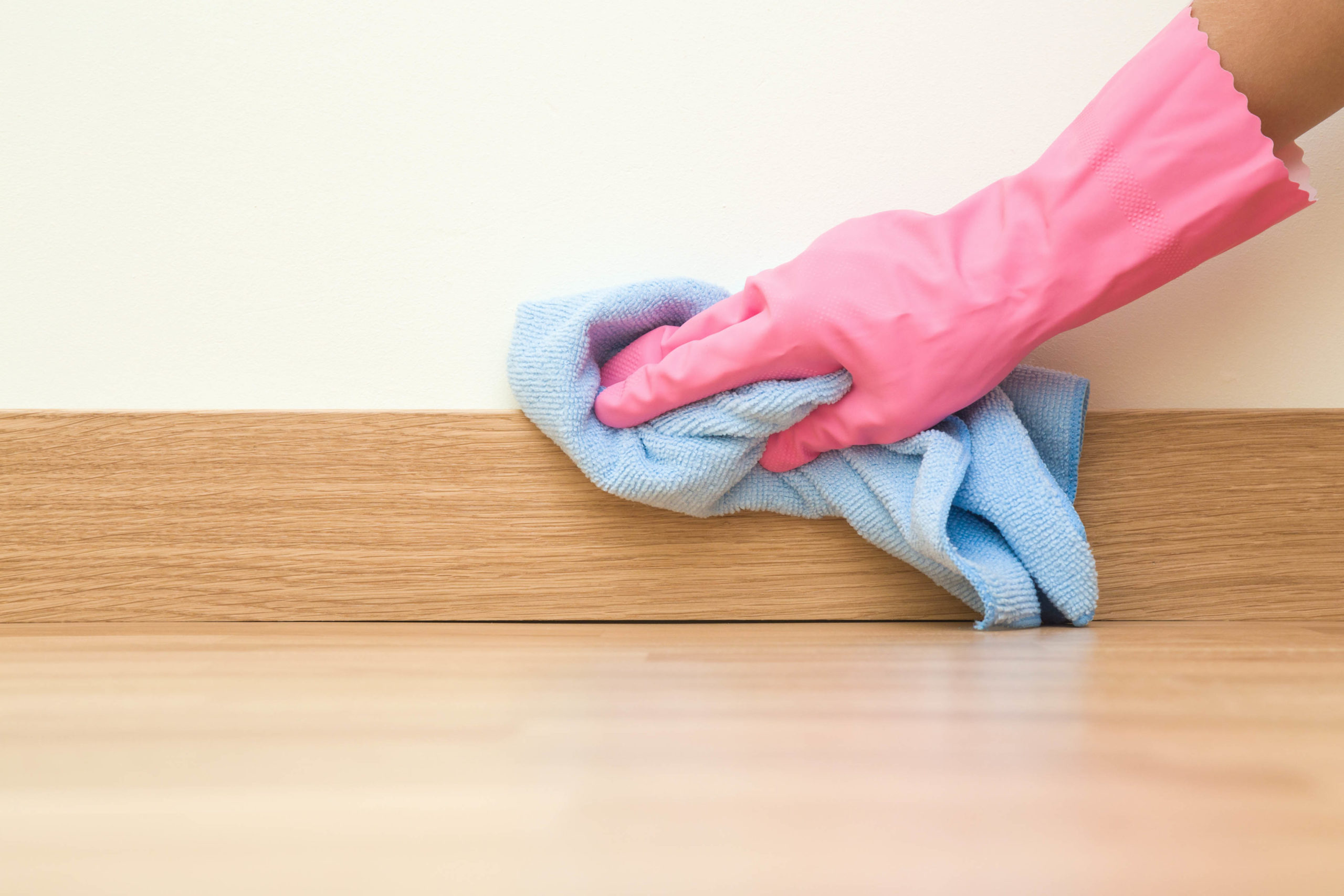 easter cleaning tips - cleaning baseboards - image 2