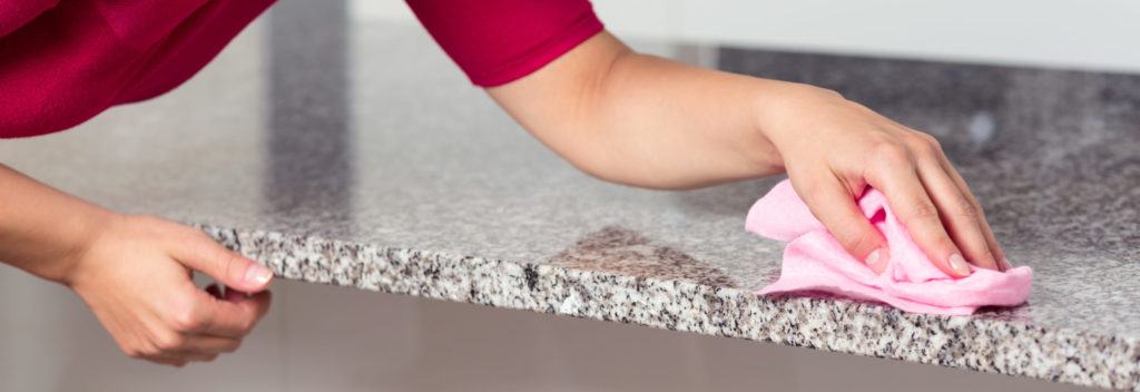 how to clean granite countertops - blog - featured image