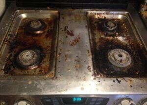 BKF Fan Daniel Smith - Before - How to Clean a Stovetop